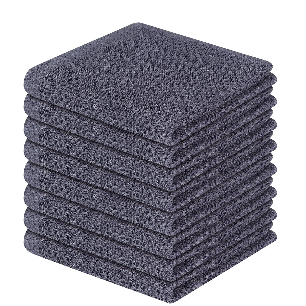 Homaxy dishcloth waffle weave close-up showing durable texture and absorbency.