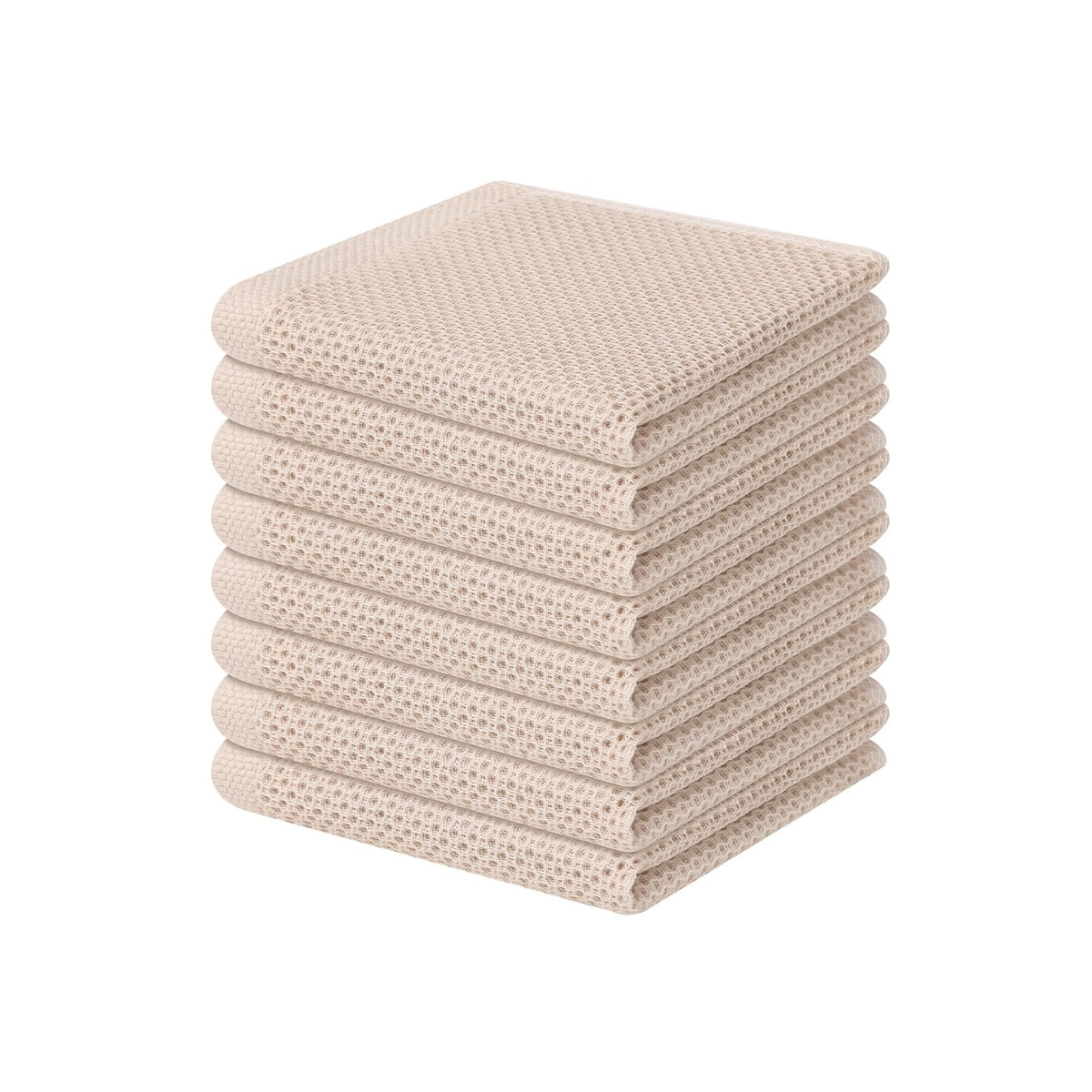 Homaxy waffle-weave dishcloths with soft touch for delicate cookware care.