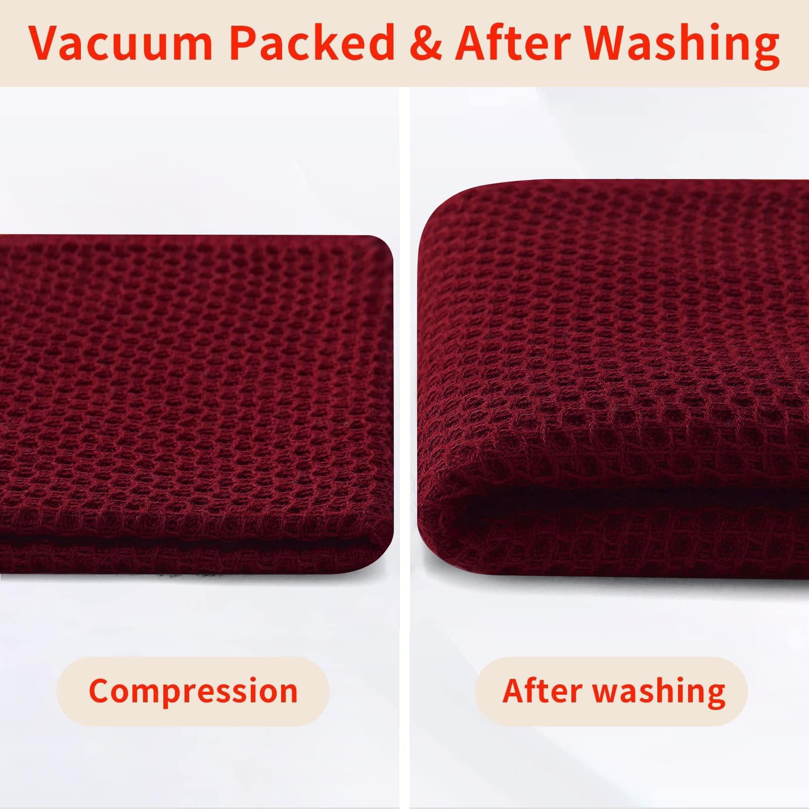 Homaxy durable weave helps protect delicate cookware while drying and wiping surfaces.