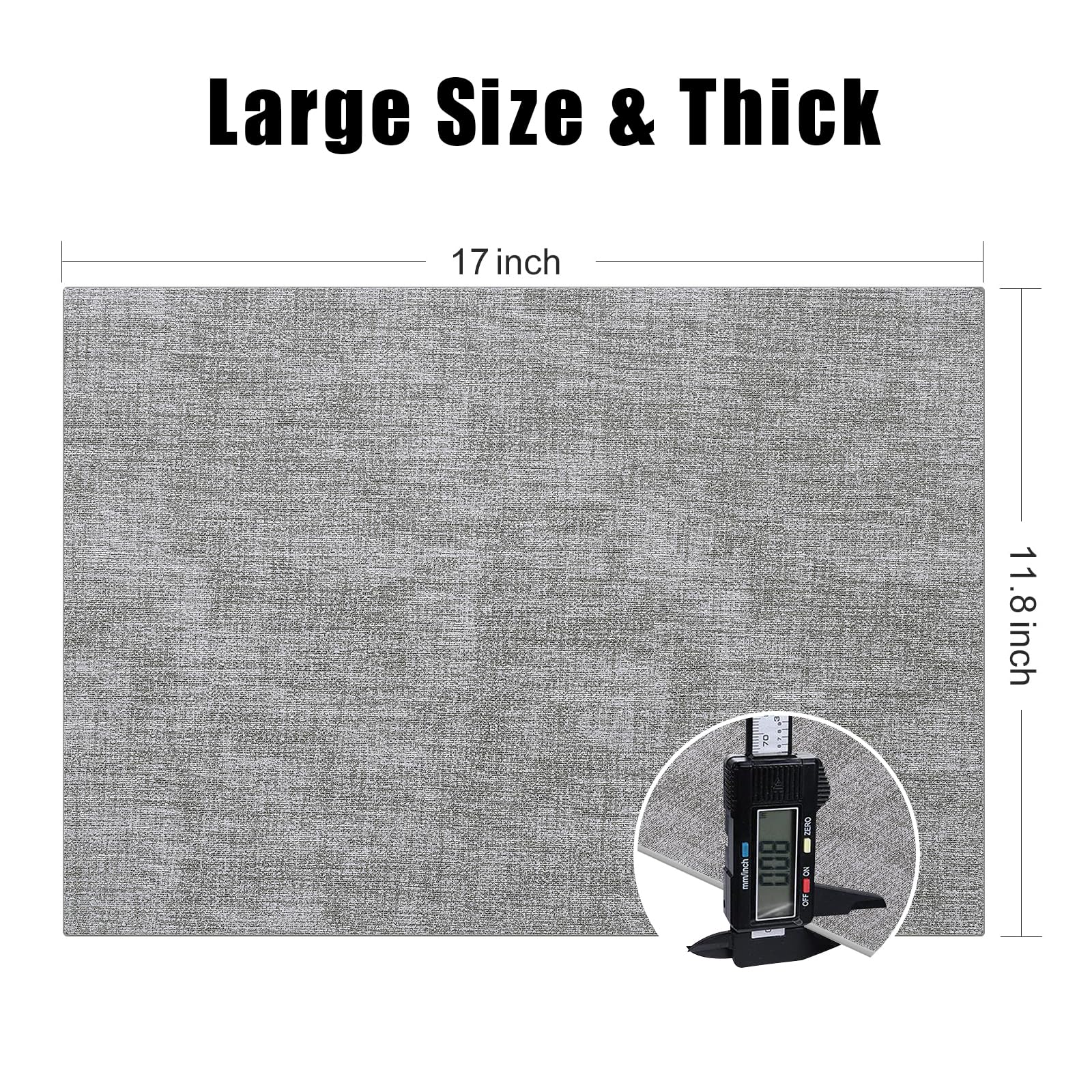 Homaxy easy-care placemats that wipe clean for quick maintenance.