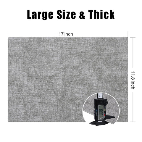 Homaxy easy-care placemats that wipe clean for quick maintenance.
