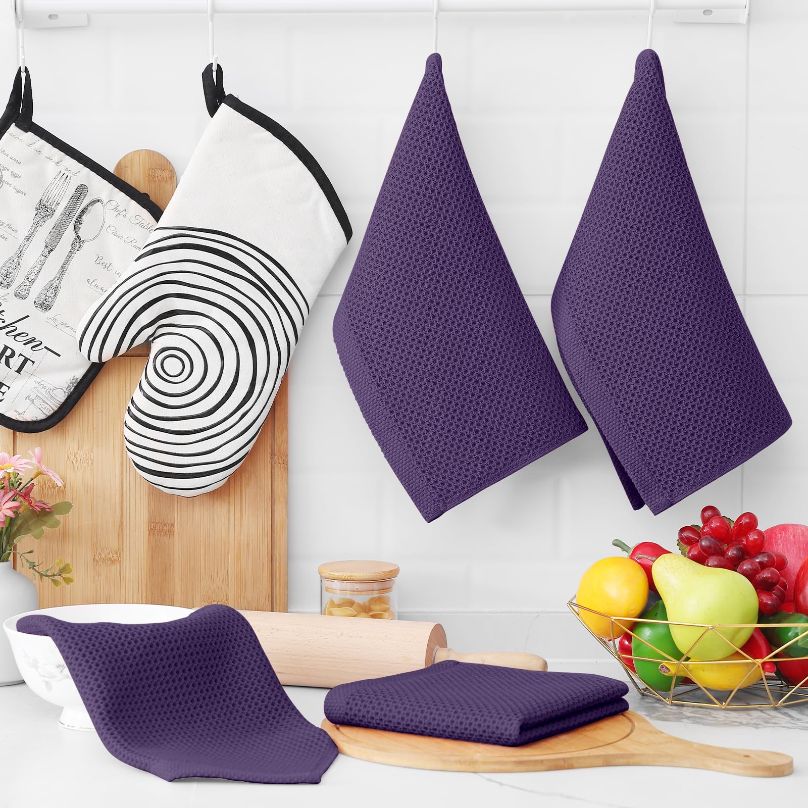 Homaxy easy-care towels stay soft after washing