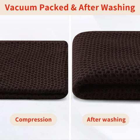 Homaxy gift-ready towel set in dark brown for practical gifting options