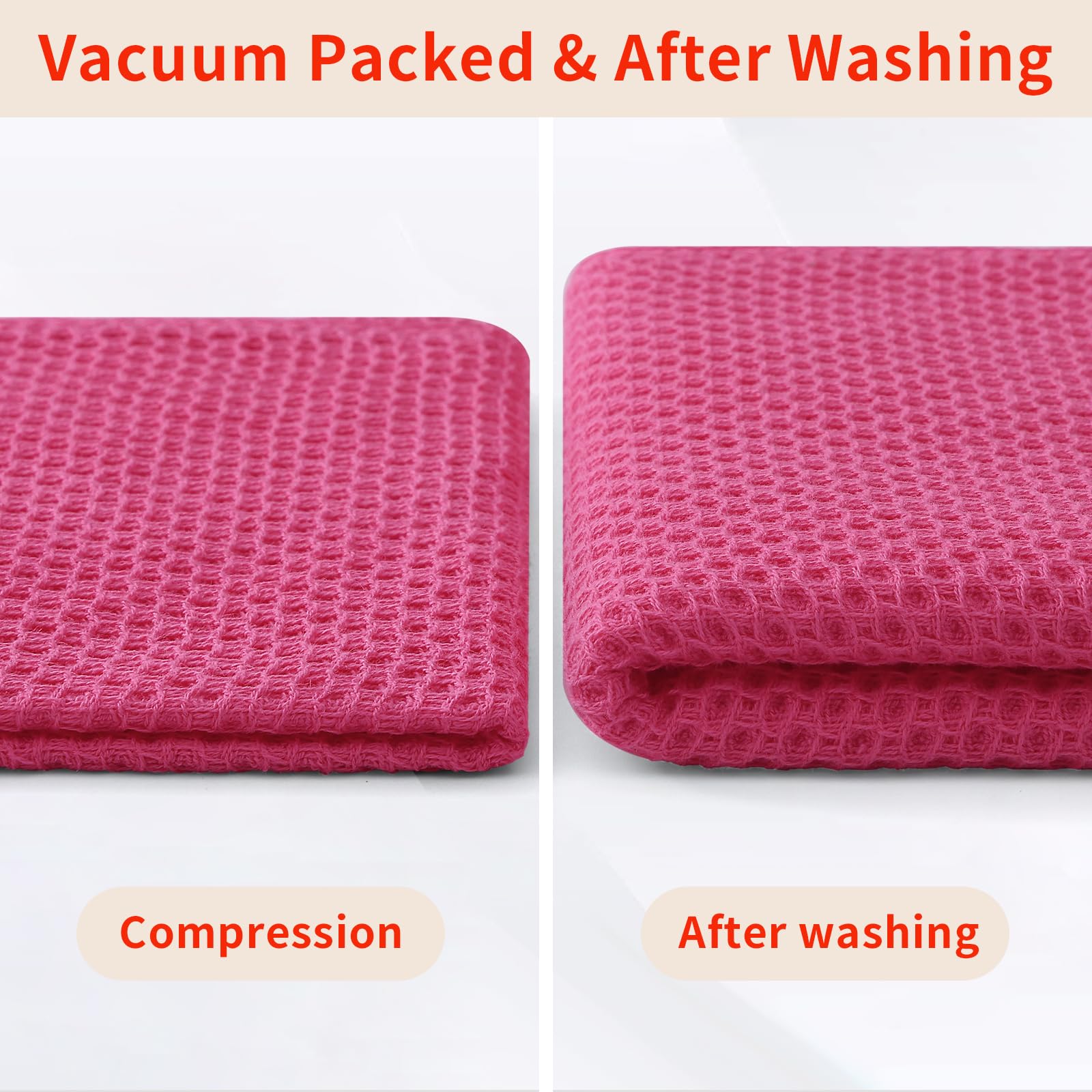 Homaxy kitchen towels are durable for daily wiping and repeat use.