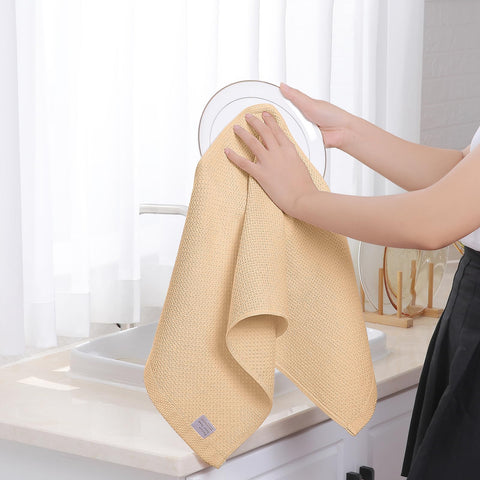 Homaxy kitchen drying towels in action for efficient meal cleanup.