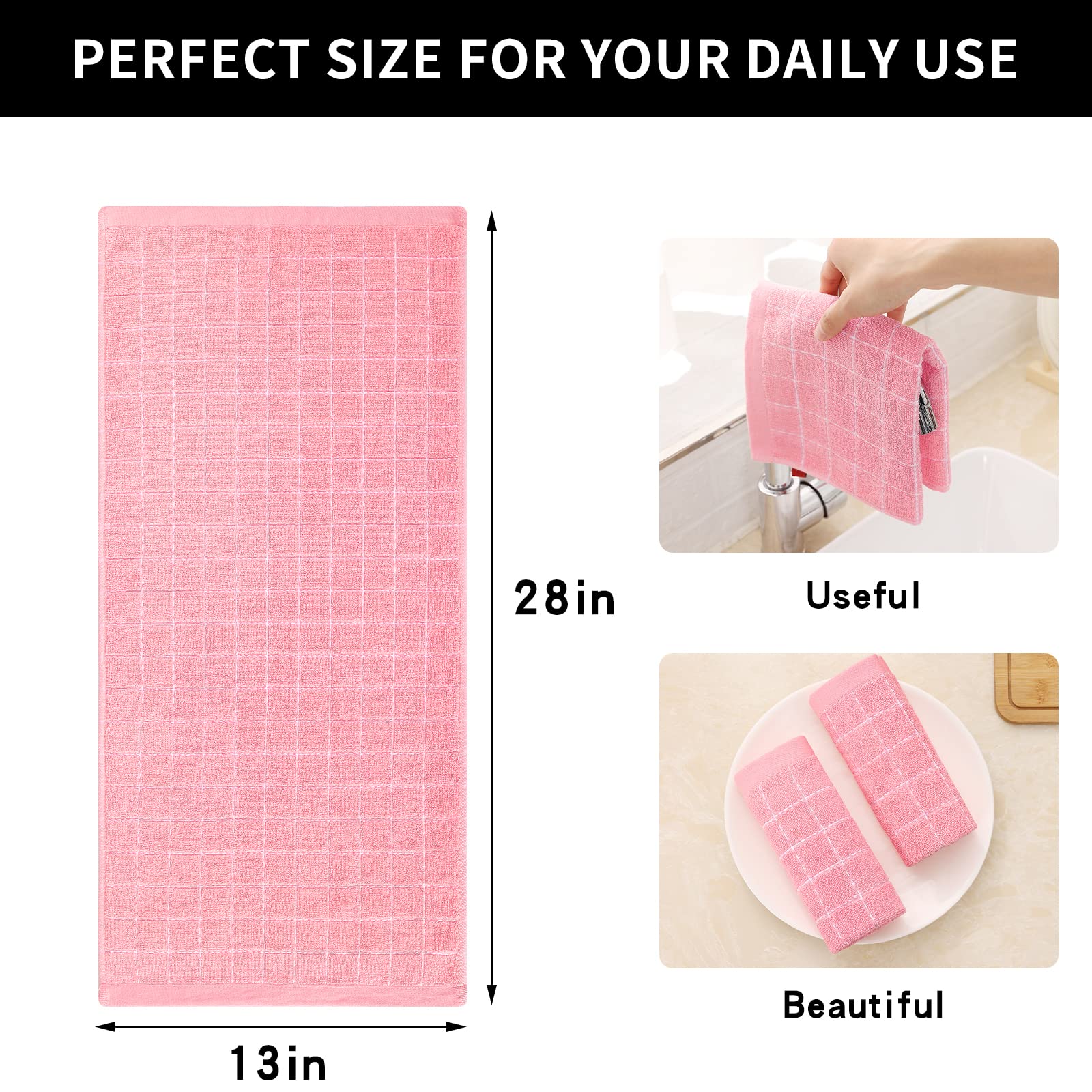 Homaxy towel for drying hands and cookware with soft touch.