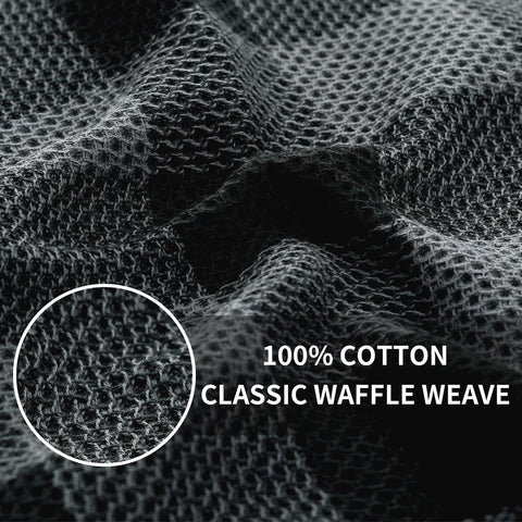 Homaxy towels demonstrate absorbent honeycomb weave for drying dishes efficiently.