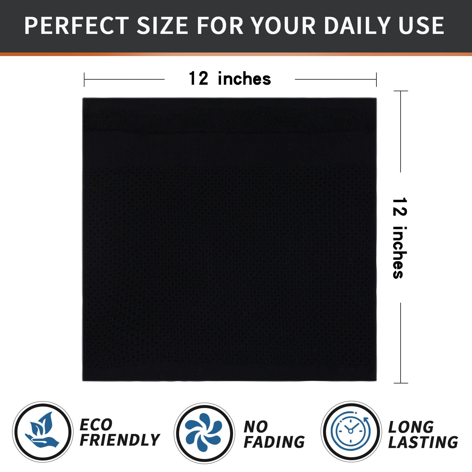 Homaxy kitchen towels drying dishes and wiping countertops in a solid color set