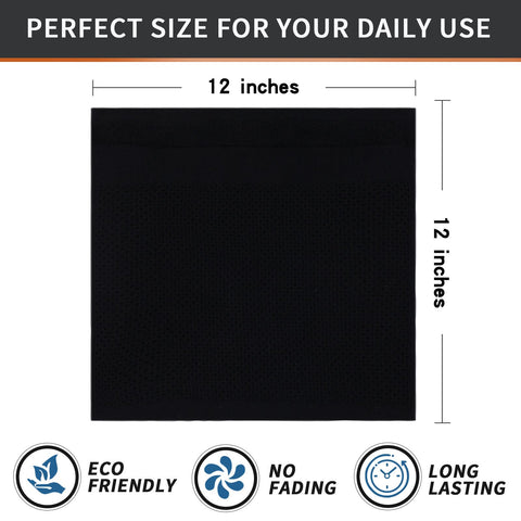 Homaxy kitchen towels drying dishes and wiping countertops in a solid color set