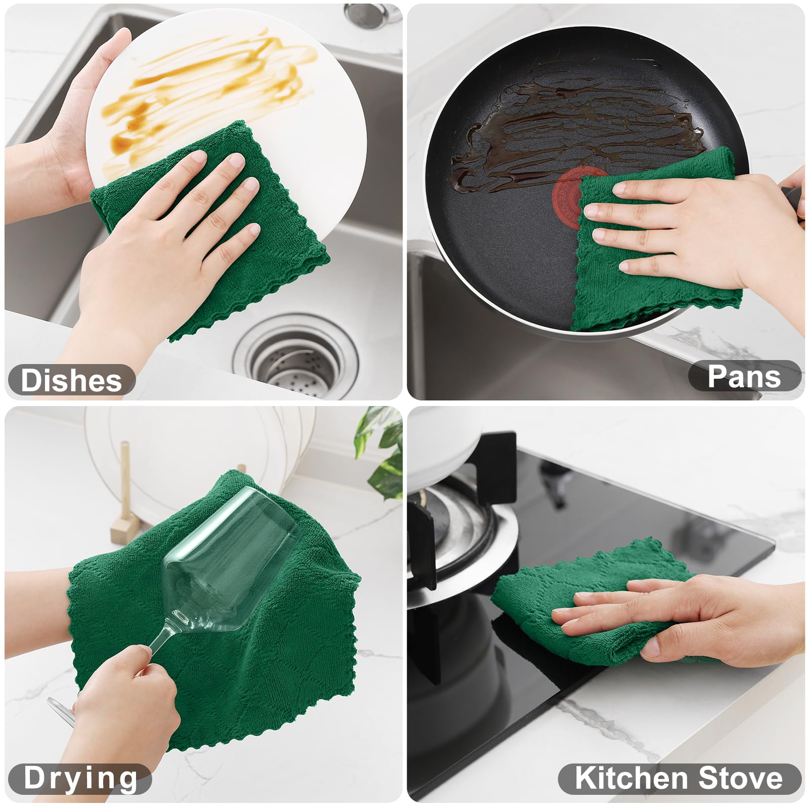 Homaxy easy-care towels machine wash cold for lasting softness and freshness.