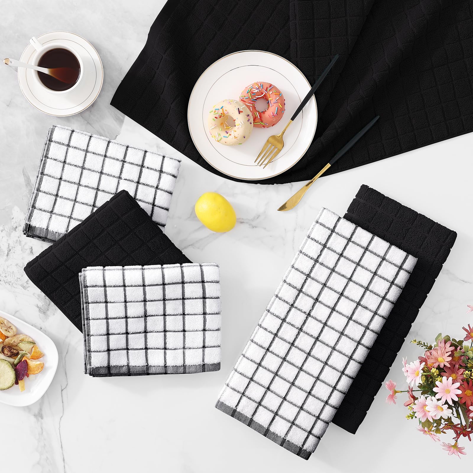 Homaxy towel soft texture supports dish drying and light cleaning.