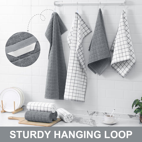 Homaxy premium cotton towel used as napkin with soft texture for casual meals.