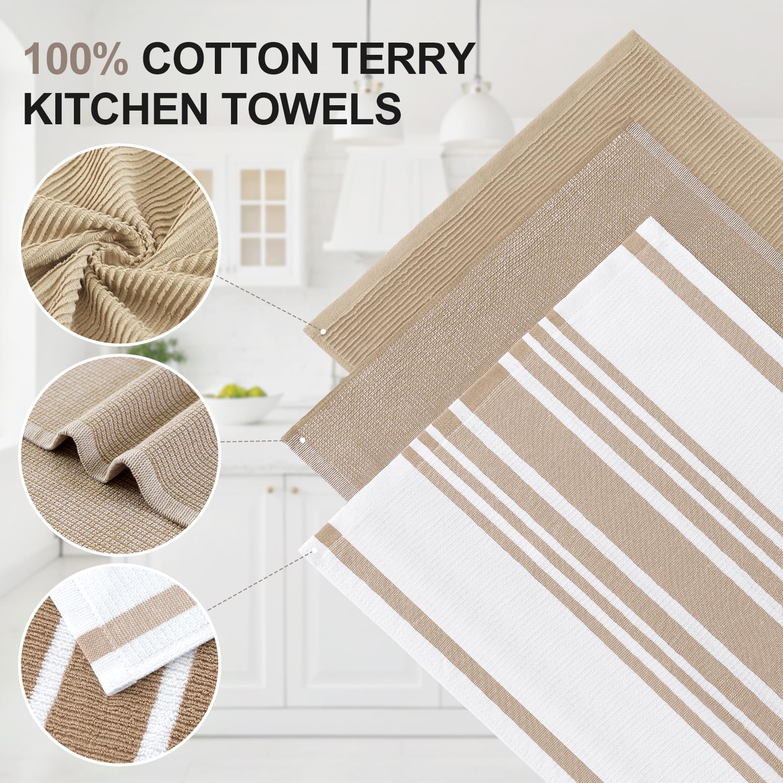 Homaxy towels shown in 18x28 size for larger spills and drying.