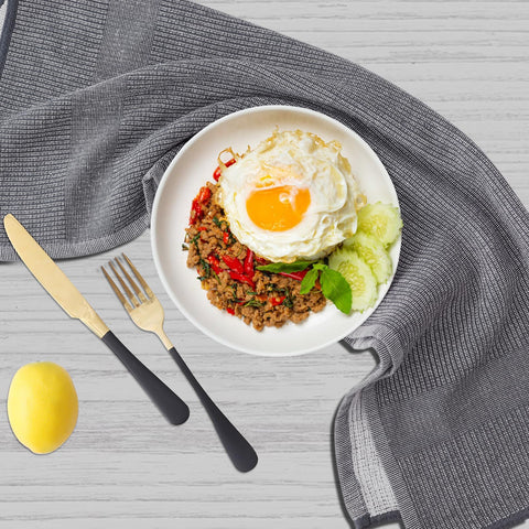 Homaxy 18x28 towels cover large surface areas for dishes and hands.