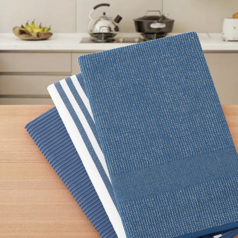 Homaxy towels in kitchen scene, large 18x28 inches for big cleanups.