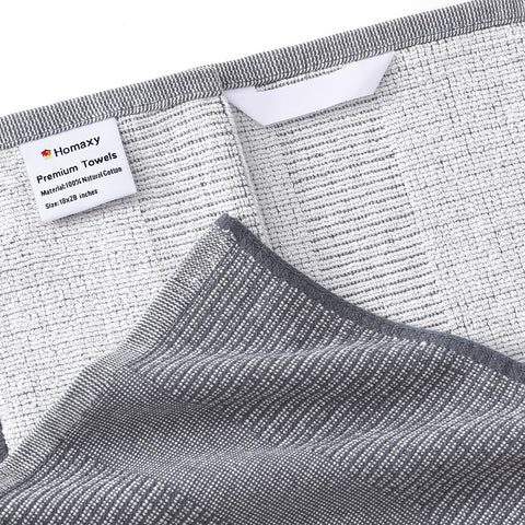 Homaxy premium kitchen towels in terry texture deliver strong absorption for spills.
