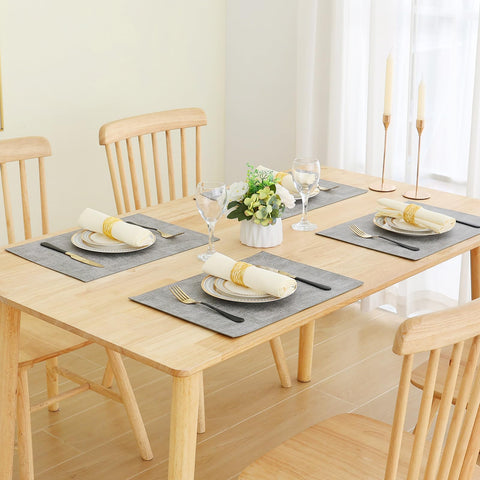Homaxy placemats suited for restaurants, offices, and cafe tables.