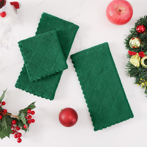 Homaxy multi-purpose cloths wipe counters, sinks, and glass surfaces without lint.