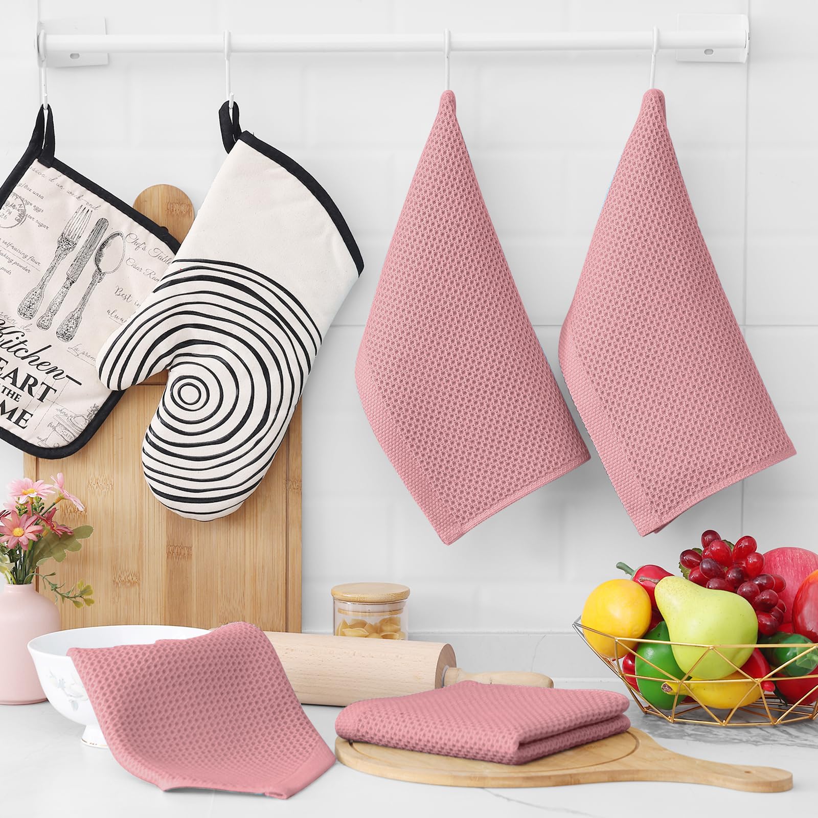 Colorful six-pack displayed to match modern kitchen decor