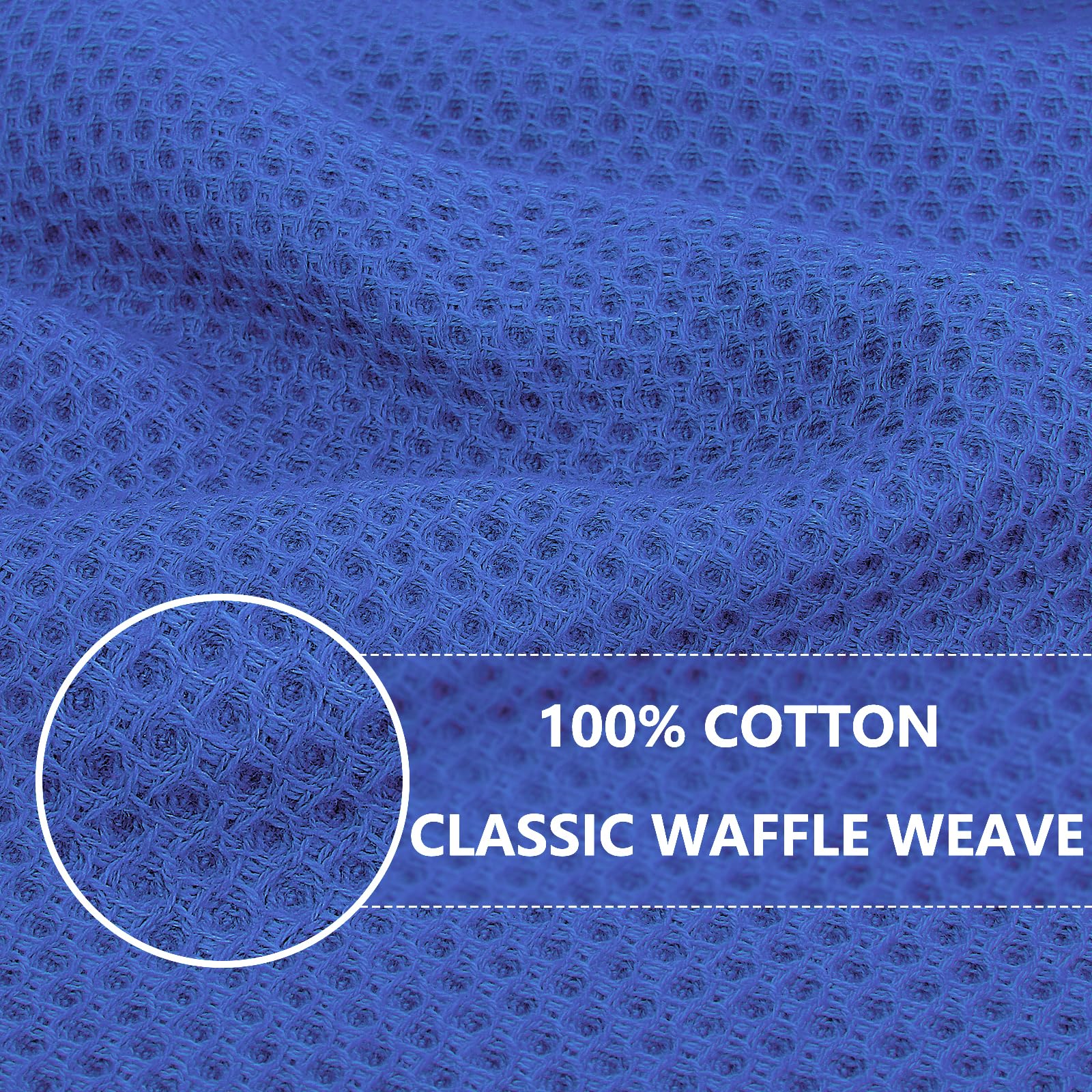 Homaxy waffle dishcloths highlight honeycomb weave for gentle, durable cleaning.