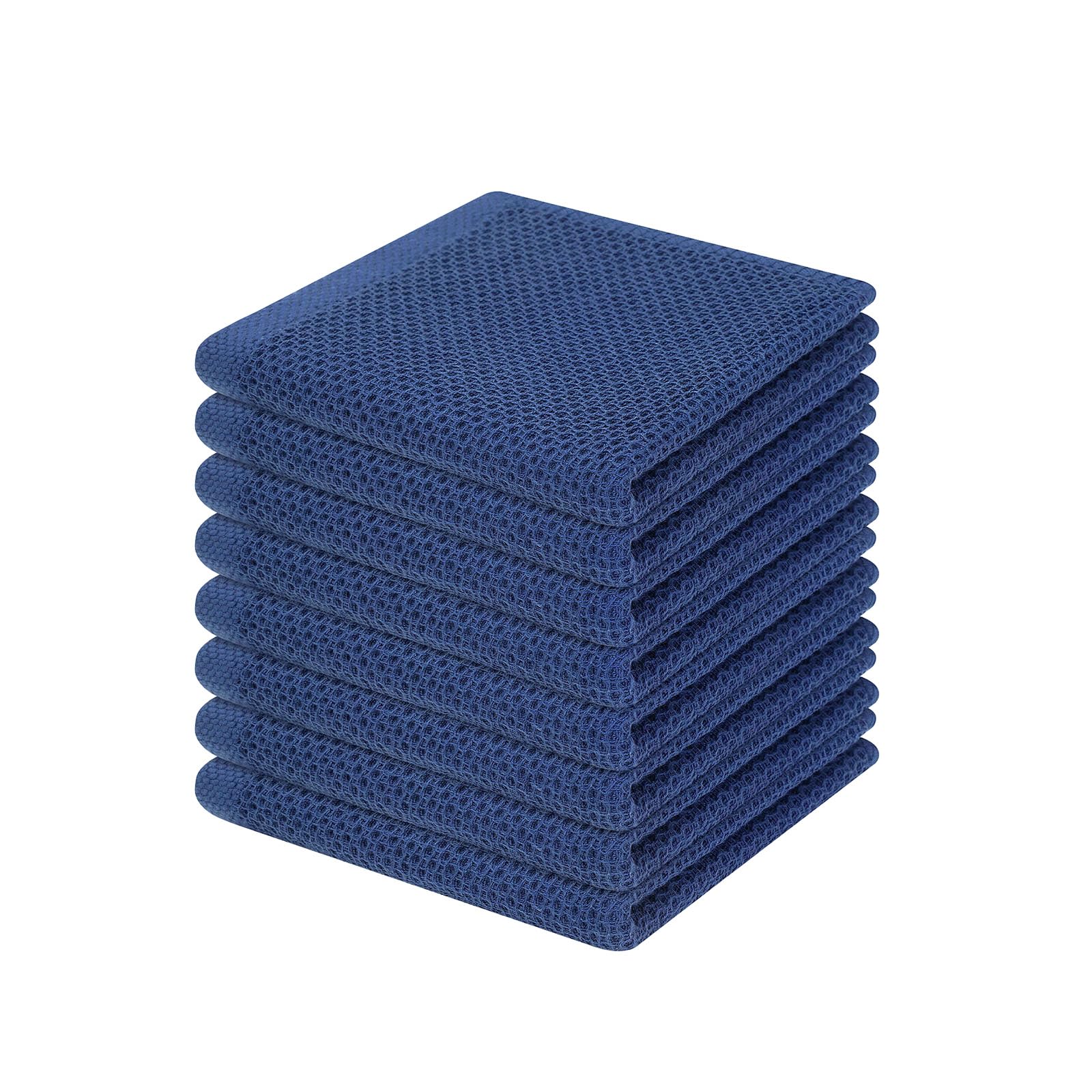 Homaxy waffle dishcloth close-up shows soft, absorbent texture for delicate cookware.