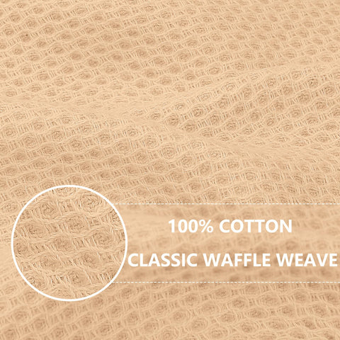Homaxy waffle weave close-up shows durability and quick-drying performance.