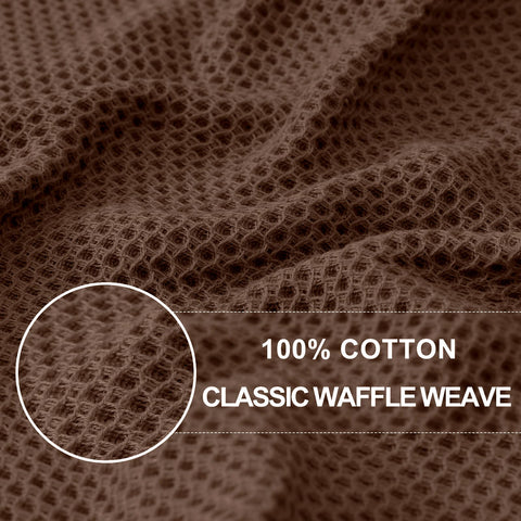 Homaxy waffle weave towel offers high absorbency for quick kitchen drying