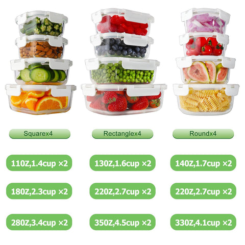 HOMBERKING 630ml rectangle container great for meal prep and family portions.