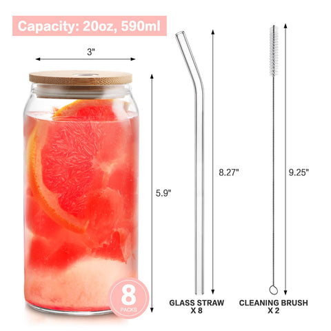 HOMBERKING bamboo lids with silicone seal for leak-resistant cups
