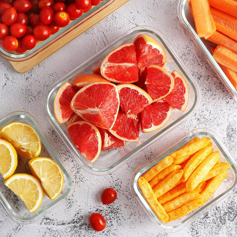 HOMBERKING freezer-safe glass container for leftovers