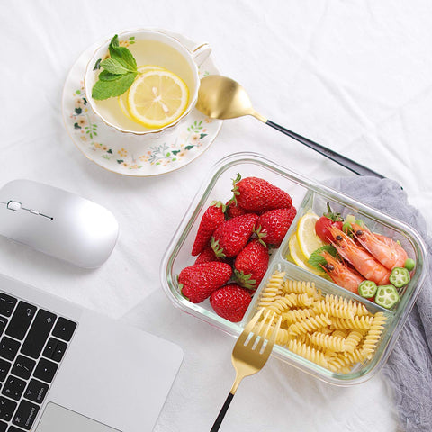Homberking stackable containers save space in fridge and pantry