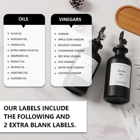 HOMCDALY opaque glass protects olive oil from light to preserve flavor.