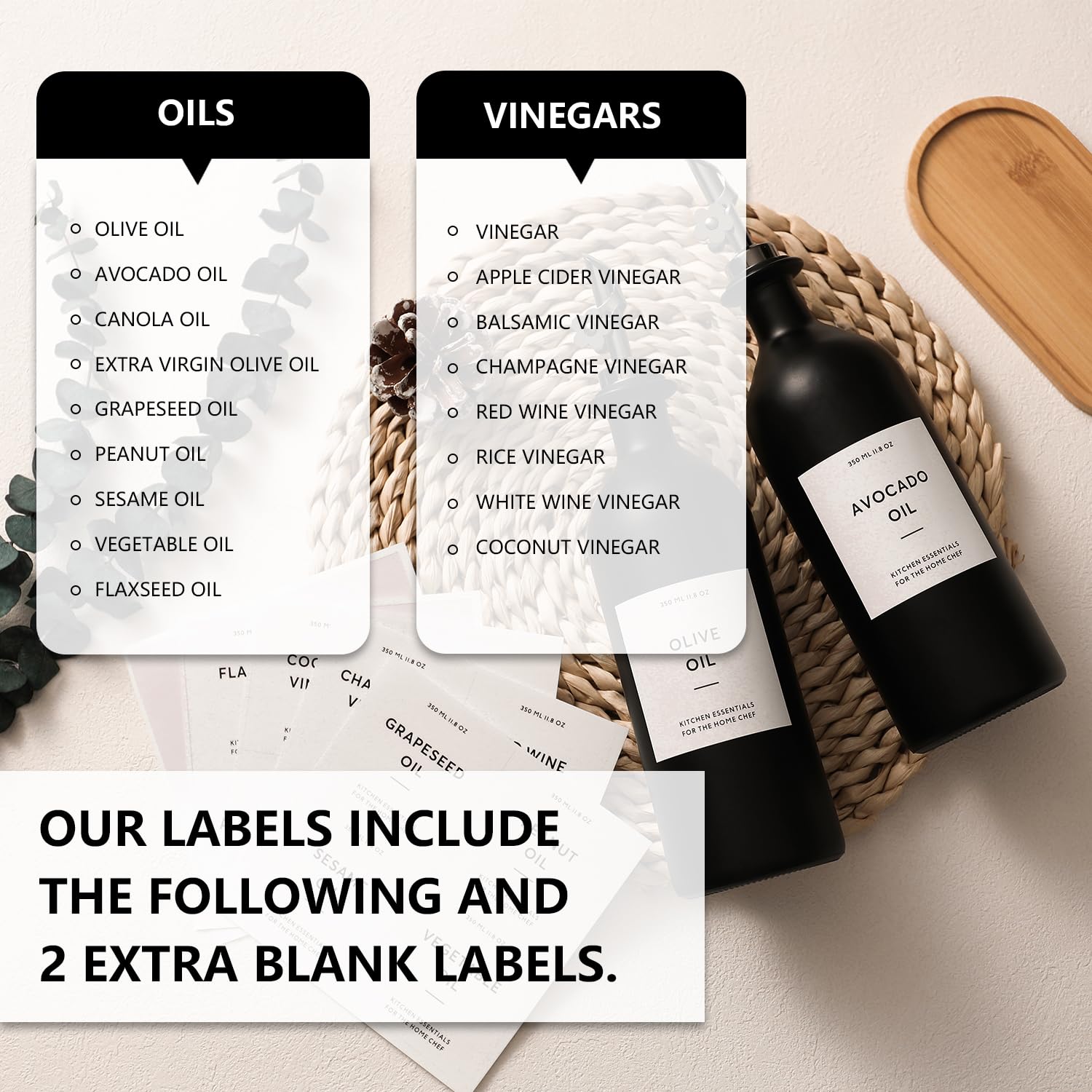 HOMCDALY waterproof labels make content quick to identify.
