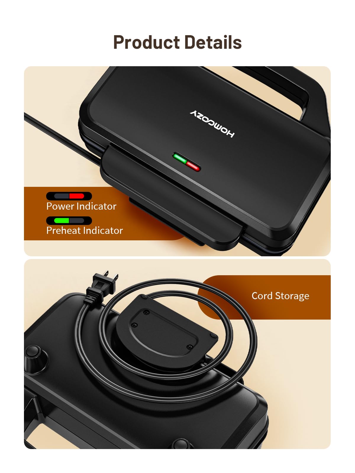 HomCozy appliance fits dorms or RVs, ideal for travel breakfast stations.