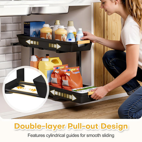 Homde sturdy metal frame with water-resistant plastic trays