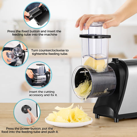 Homdox removable blades and parts simplify thorough cleaning.