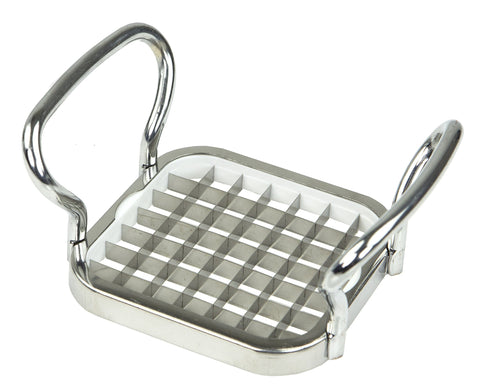 Home Basics French Fry Cutter with stainless steel blades for precise, uniform fries