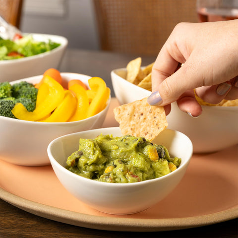 Home Beets 42oz white ceramic serving bowl for big gatherings.