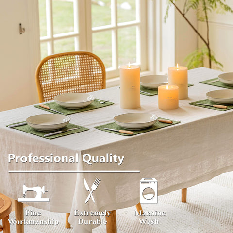 Home Brilliant placemats stacked four for easy hosting