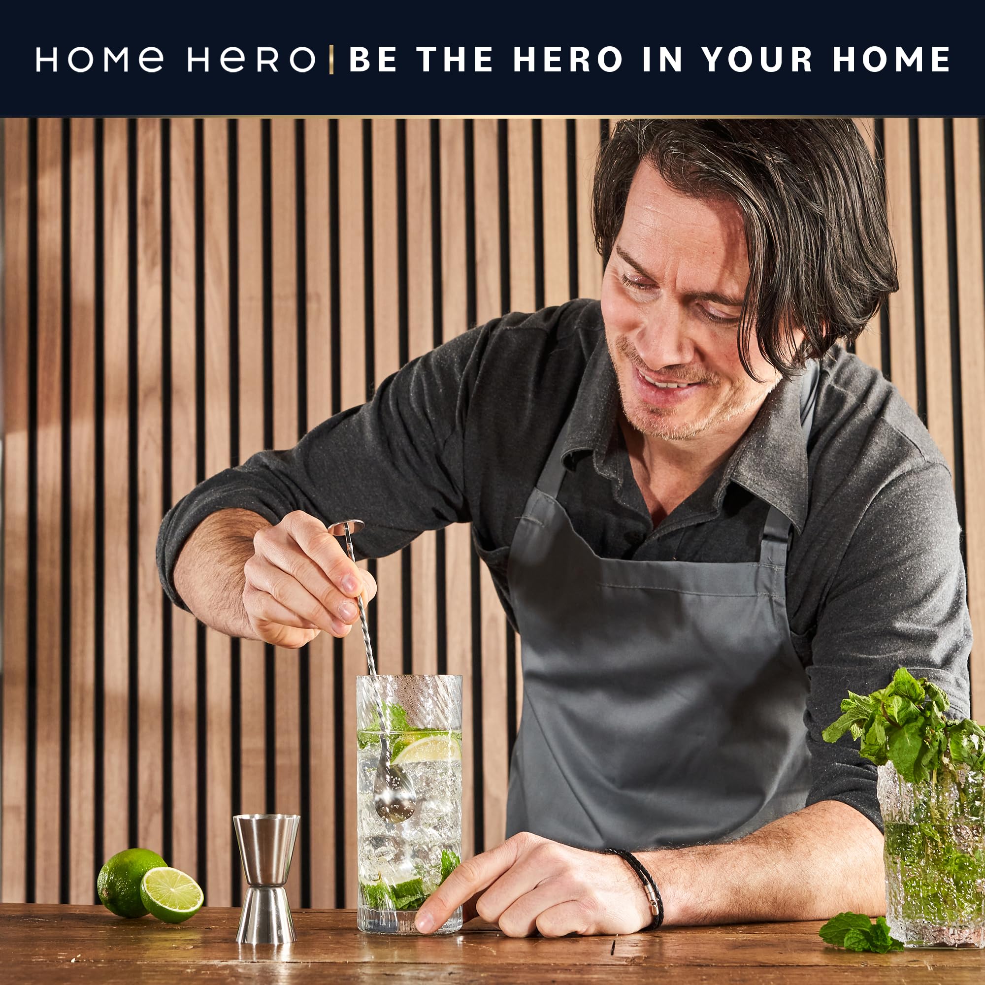 Home Hero compact 10-piece kit fits neatly on a countertop.