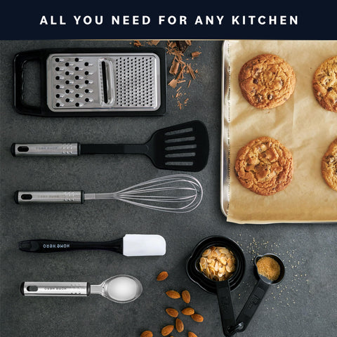 Home Hero dishwasher-safe utensils simplify cleanup after meals.
