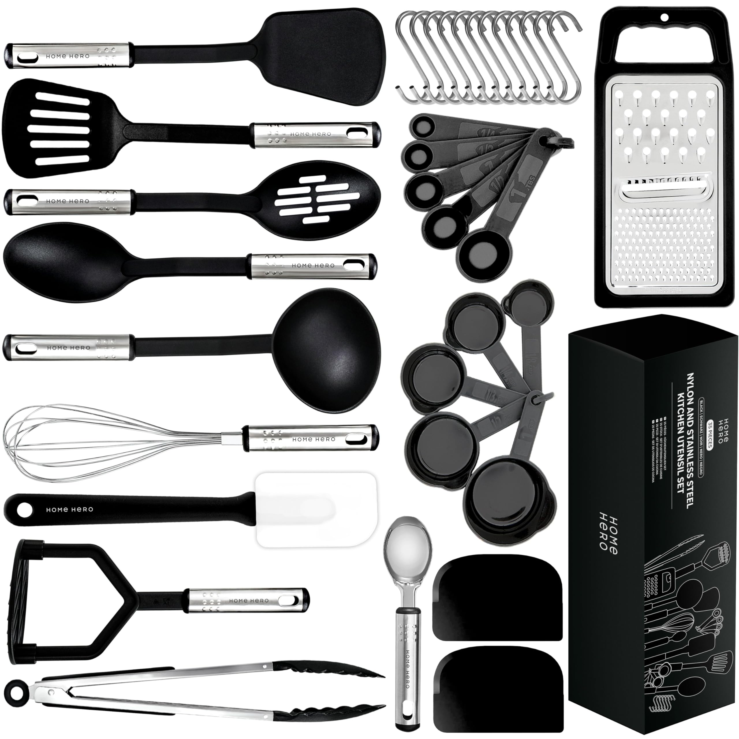 Home Hero silicone spatula set overview for versatile everyday cooking tasks.