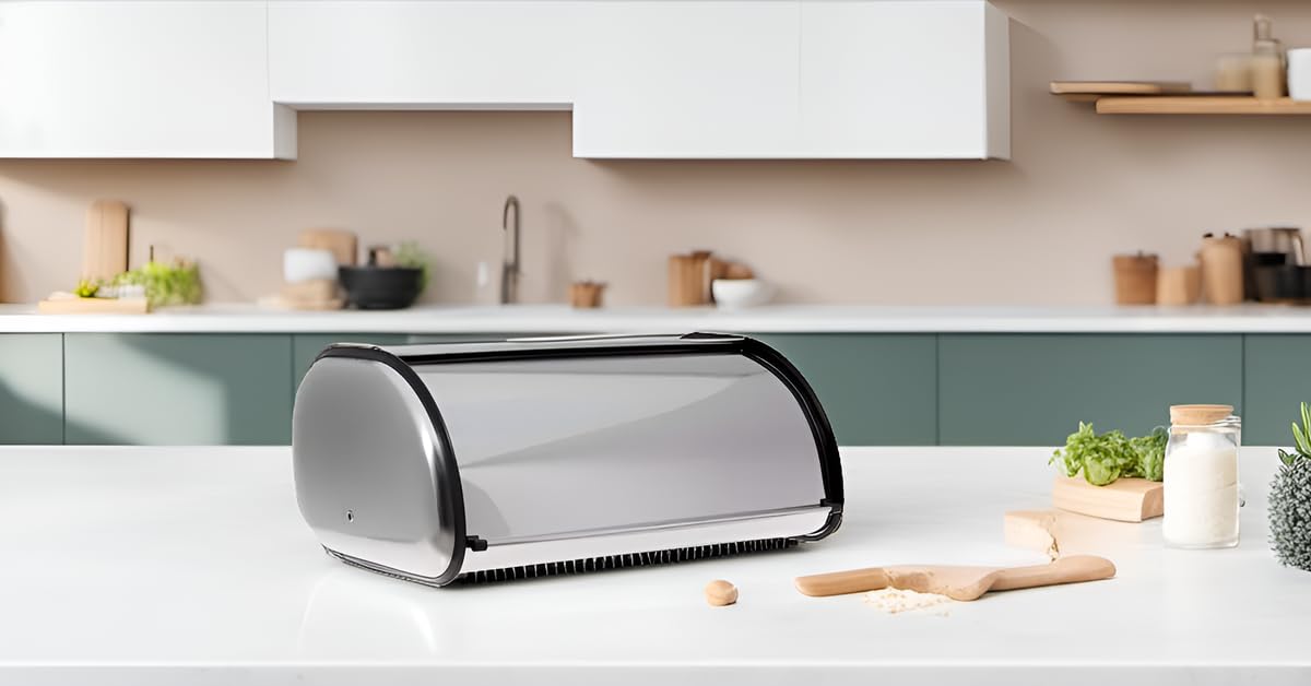 HOME IT daily kitchen organization with a stylish bread box