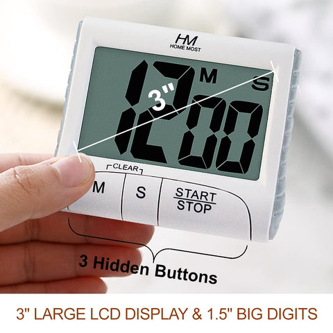 HOME MOST timer 3-inch display for easy readability