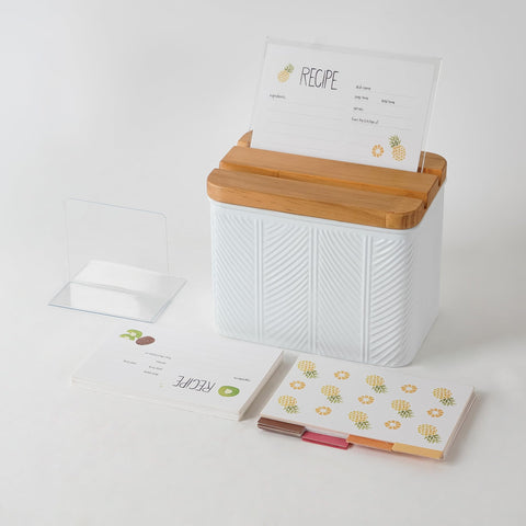 HOME PALETTE gift-ready recipe box suitable for weddings or housewarmings