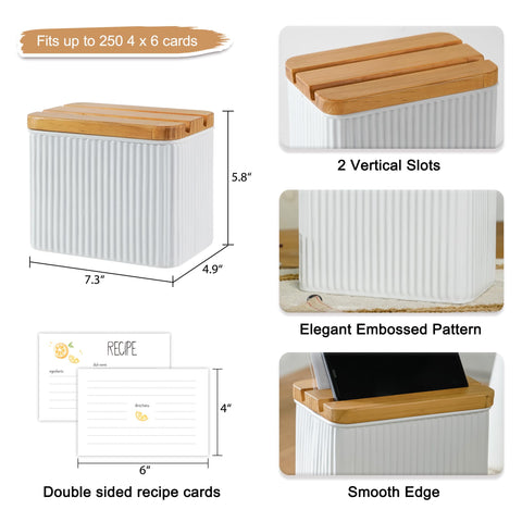 HOME PALETTE wooden grooved lid adds rustic charm while keeping contents secure.