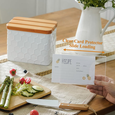 HOME PALETTE recipe box includes 24 cards for easy meal planning