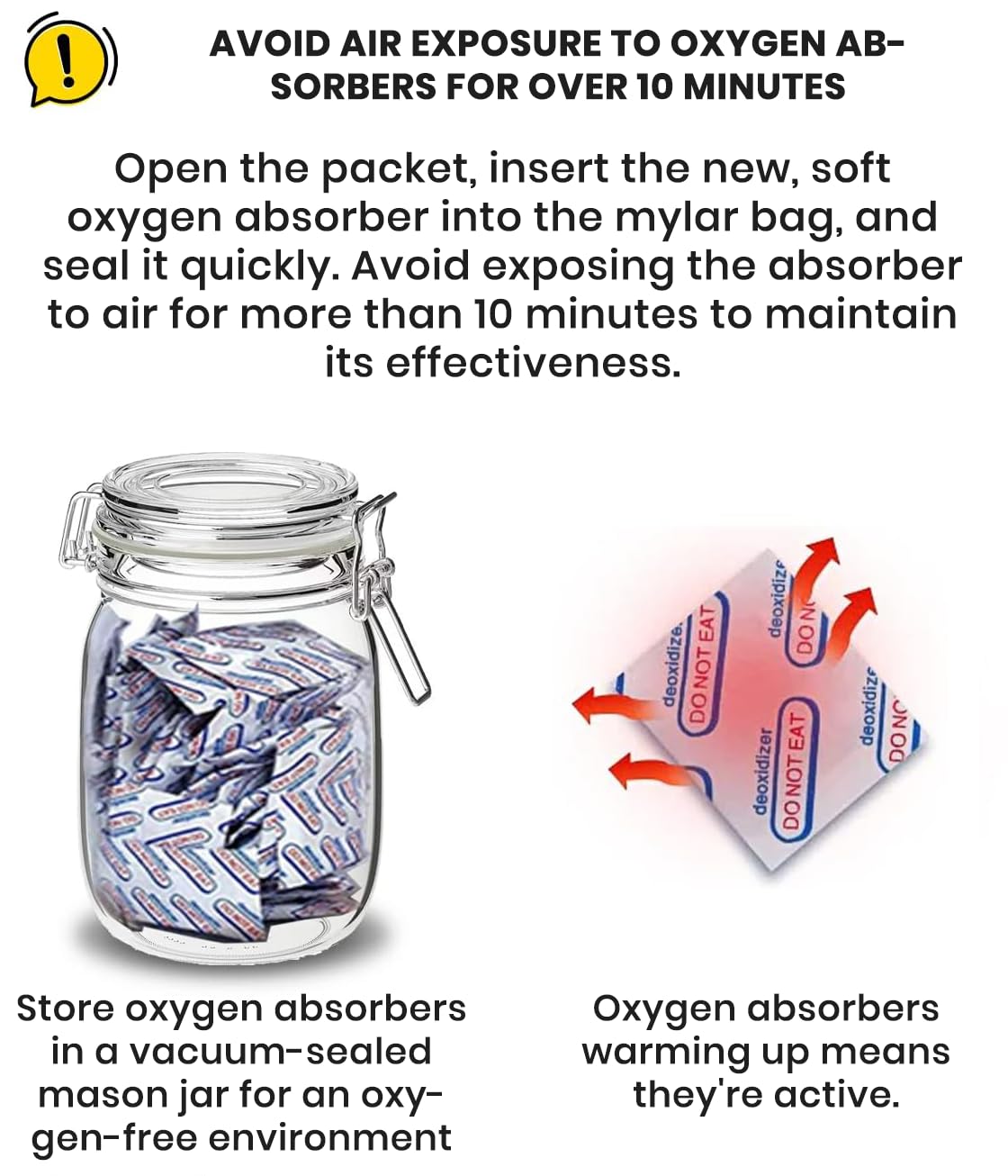 Home Sensei FDA-compliant BPA-free food-grade Mylar bags ensure safety.