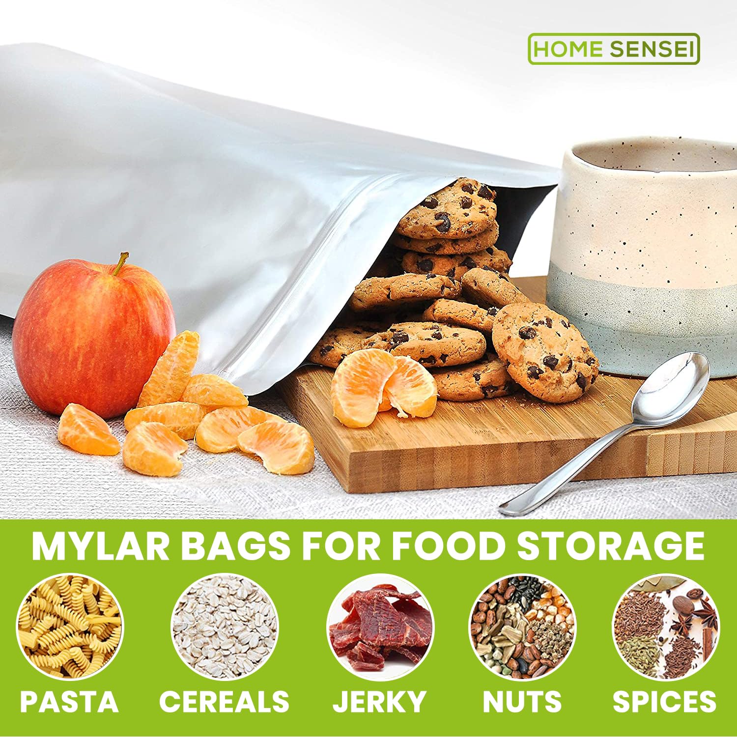 Home Sensei bags withstand 0°F to 183°F for flexible storage.