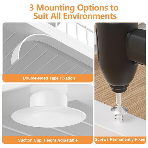 HOMEAILIE cabinet storage solution fits 11 to 18 inch deep spaces.
